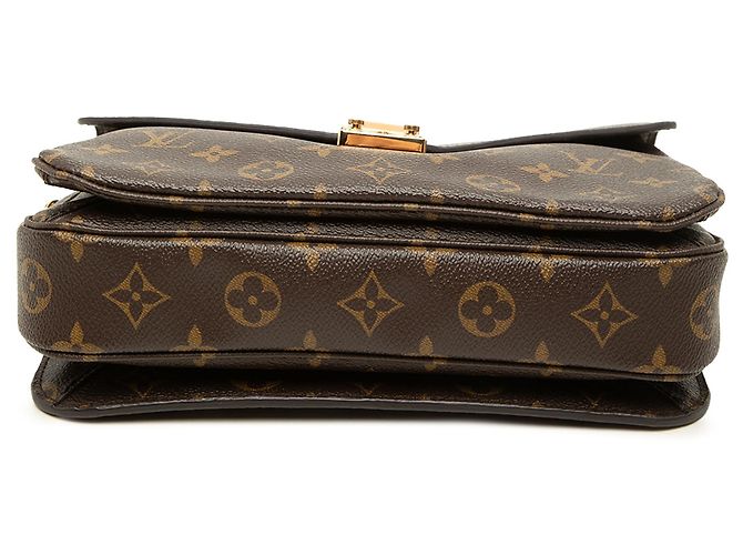 Louis Vuitton Brown Monogram Pochette Metis - vista 3