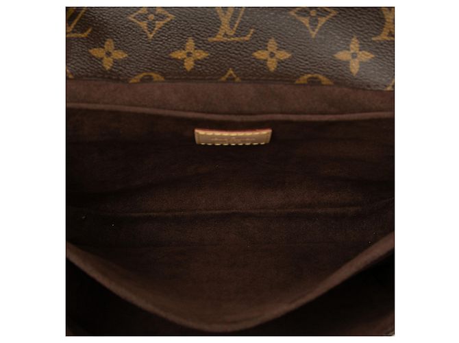 Louis Vuitton Brown Monogram Pochette Metis - vista 4