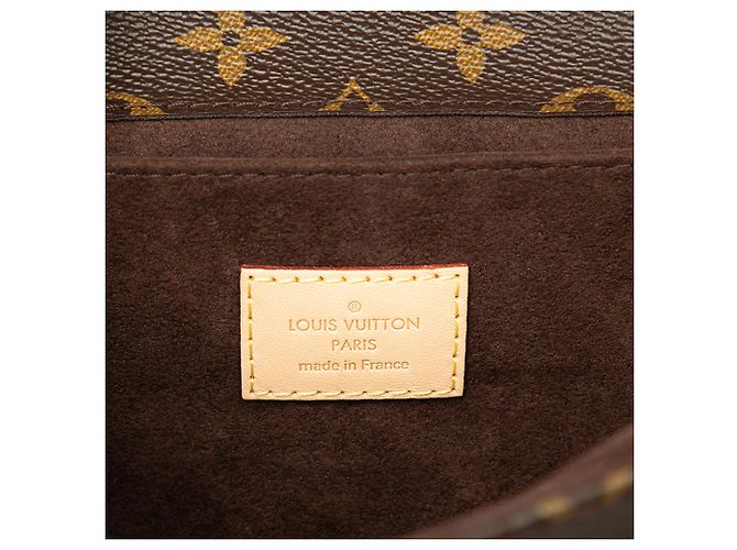 Louis Vuitton Brown Monogram Pochette Metis - vista 5
