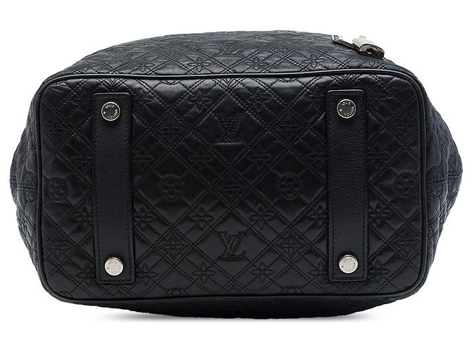Louis Vuitton Black Monogram Lambskin Antheia Lilia GM - vista 3