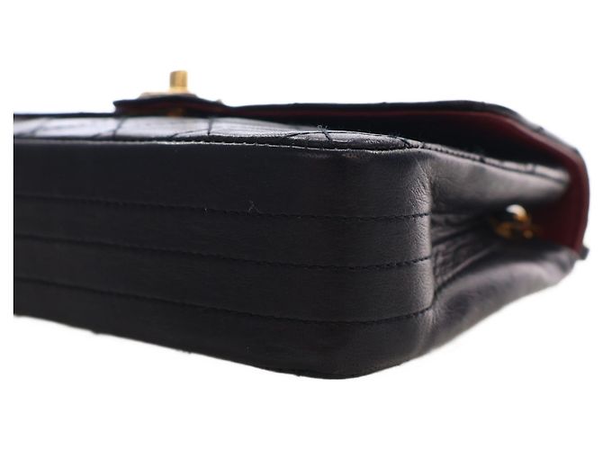 Chanel Black Mini Lambskin Circle CC Single Flap - vista 14