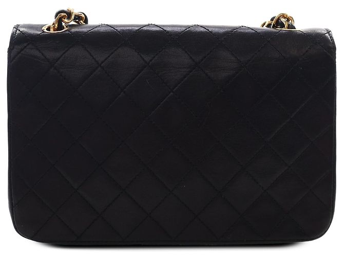 Chanel Black Mini Lambskin Circle CC Single Flap - vista 2