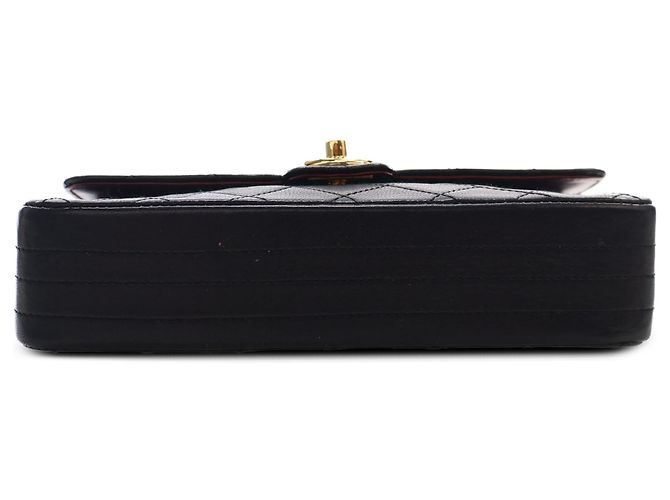 Chanel Black Mini Lambskin Circle CC Single Flap - vista 3