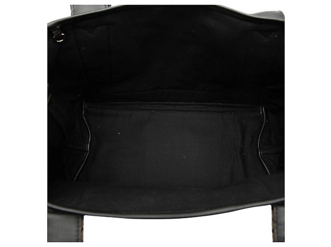 Borsa Balenciaga in lana e pelle marrone - vista 4