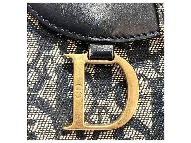 Christian Dior Saddle Bag Tote Trotter aus Canvas x Leder - Ansicht 7