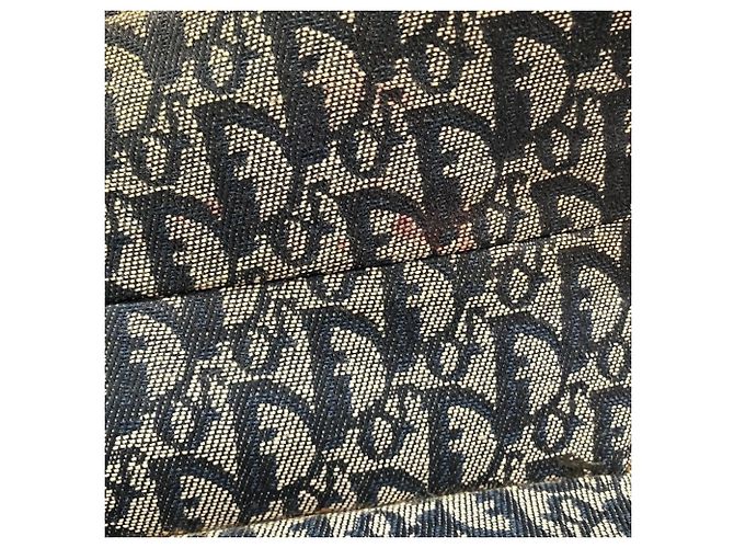 Christian Dior Saddle Bag Tote Trotter aus Canvas x Leder - Ansicht 8