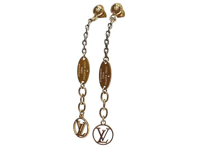 Louis Vuitton Logo Mania Kettenohrringe - Ansicht 2