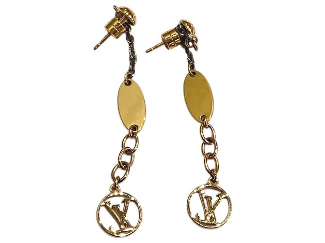 Louis Vuitton Logo Mania Kettenohrringe - Ansicht 3