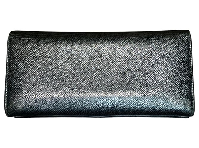 Bulgari Billetera Larga Bvlgari en Piel de Ternera Negra - vista 2