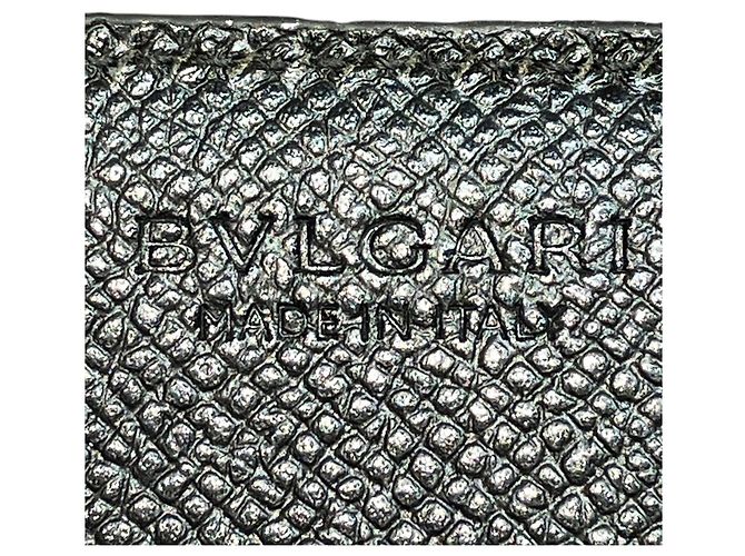 Bulgari Billetera Larga Bvlgari en Piel de Ternera Negra - vista 4