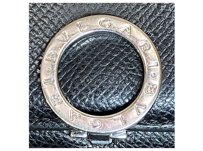 Bulgari Billetera Larga Bvlgari en Piel de Ternera Negra - vista 7