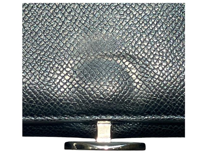 Bulgari Billetera Larga Bvlgari en Piel de Ternera Negra - vista 8