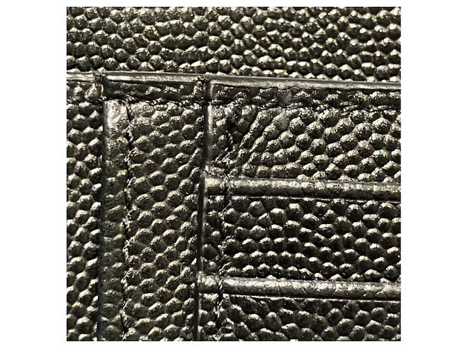 Billetera bi-fold de cuero negro Yves Saint Laurent - vista 7