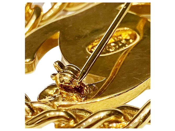 Timeless Broche Baño de Oro Chanel - vista 6