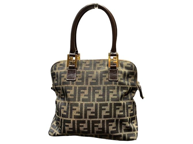 Fendi-Handtasche mit Zucca-Muster - Ansicht 2