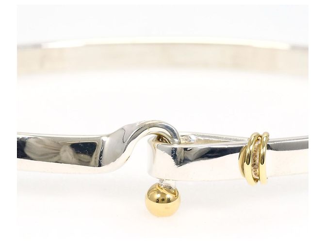 Autre Marque Bracciale Hook Eye in Argento e Oro Giallo di Tiffany & Co. - vista 2