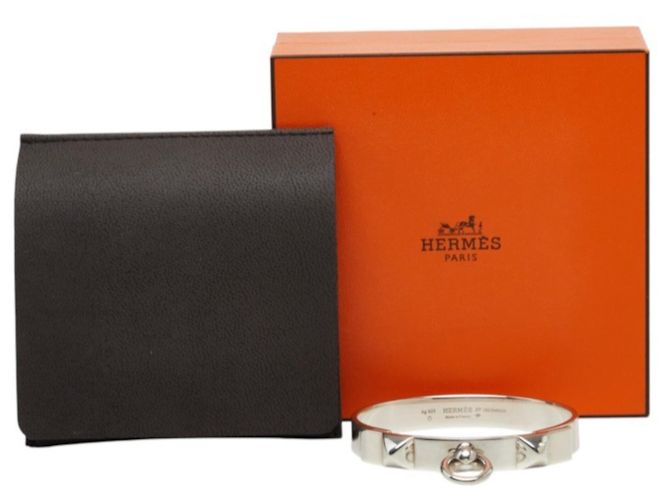 Bracciale Charm in Argento Collier de Chien Hermès - vista 6
