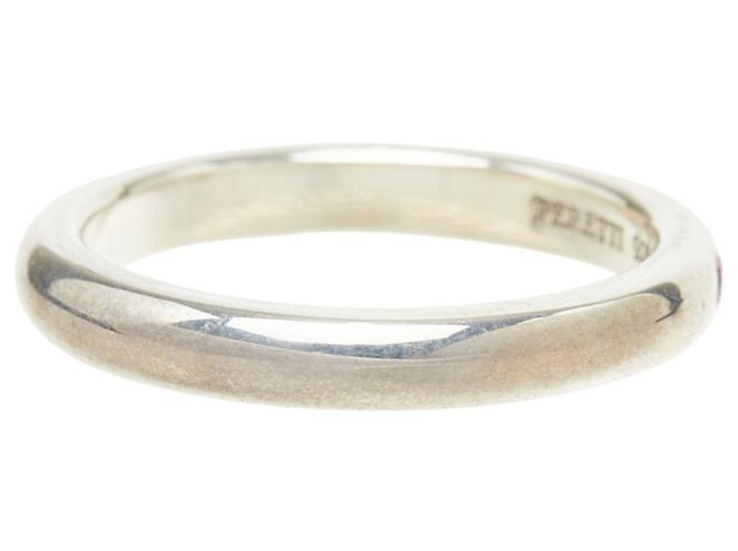 Autre Marque Anello Impilabile Peretti in Argento SV925 con Rubino Tiffany & Co. - vista 4