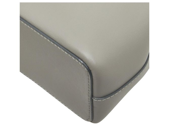 Sac à main en cuir gris Bally JORAH - vue 6