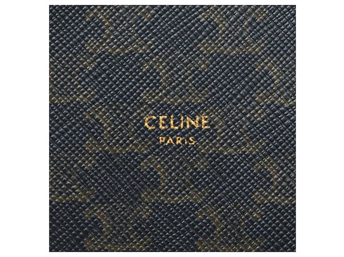 Céline Billetera/Monedero redondo con patrón Triomphe de Celine - vista 8