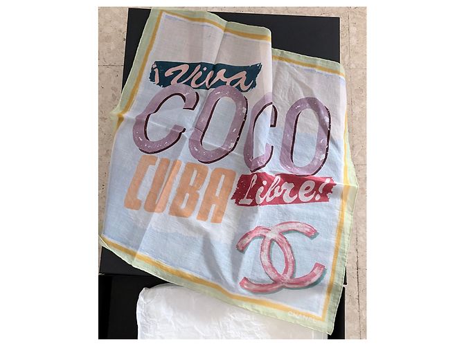 Sciarpa Chanel Viva Coco Cuba Libre - vista 10