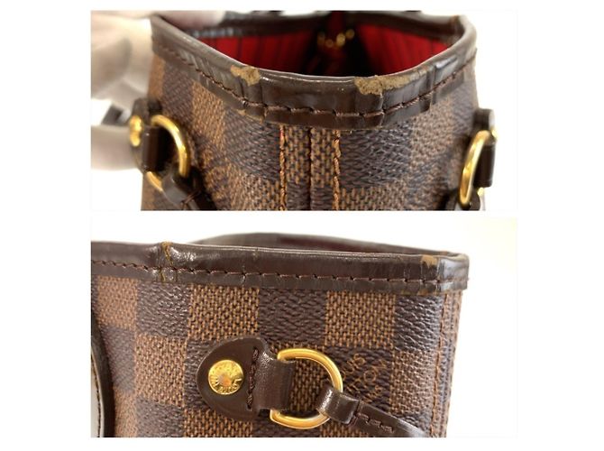 Sac à main Louis Vuitton Damier Neverfull PM - vue 6