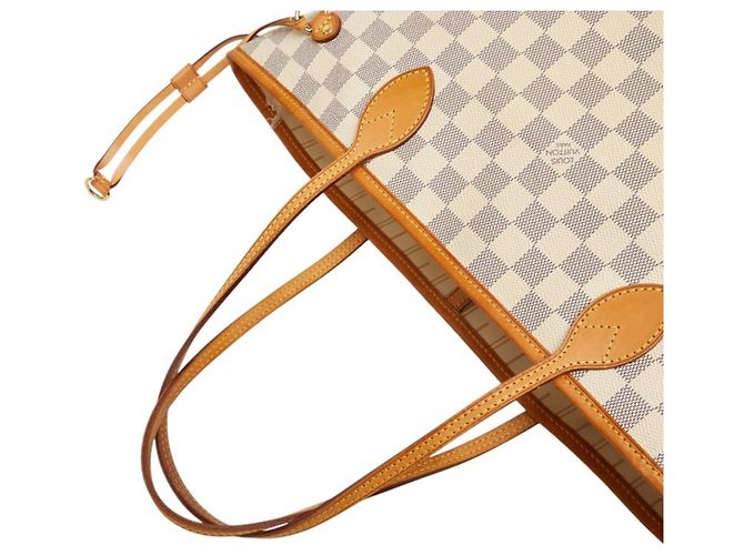 Saco Tote Louis Vuitton Damier Azur Neverfull MM - vista 8