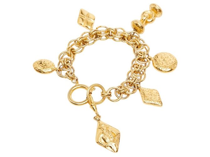 Bracciale con ciondoli placcati oro Chanel Mademoiselle - vista 2