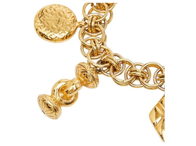 Bracciale con ciondoli placcati oro Chanel Mademoiselle - vista 4