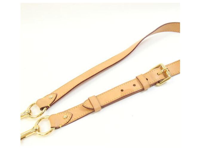Keepall Bandoulière en cuir naturel Louis Vuitton - vue 2