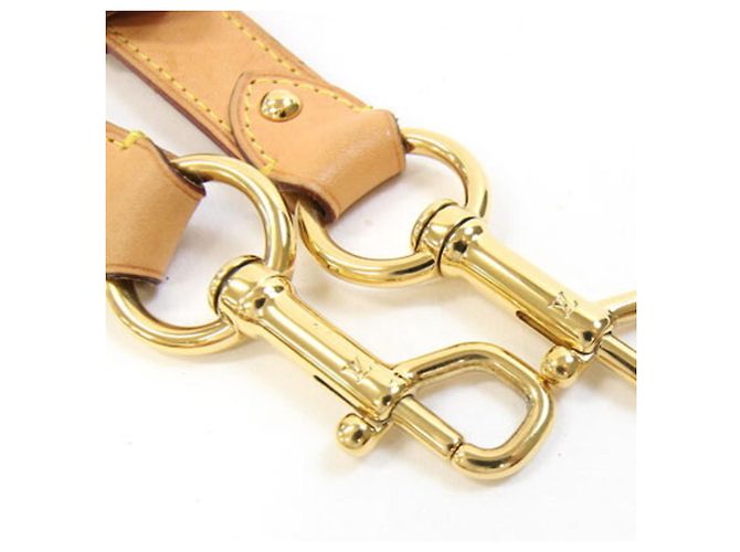 Keepall Bandoulière en cuir naturel Louis Vuitton - vue 3