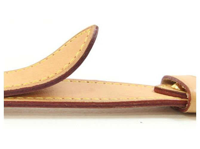 Keepall Bandoulière en cuir naturel Louis Vuitton - vue 4