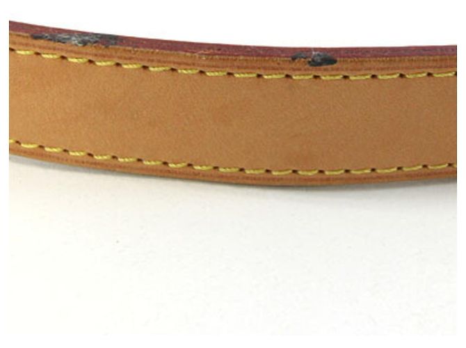 Keepall Bandoulière en cuir naturel Louis Vuitton - vue 6
