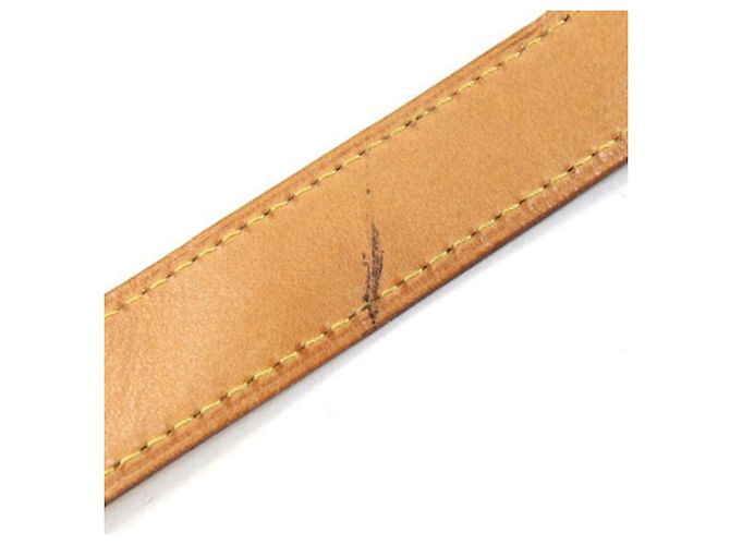 Keepall Bandoulière en cuir naturel Louis Vuitton - vue 7