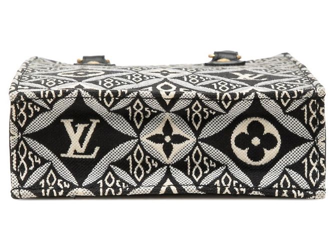 Borsa Petite Sac Plat in Jacquard Monogram Louis Vuitton - vista 3