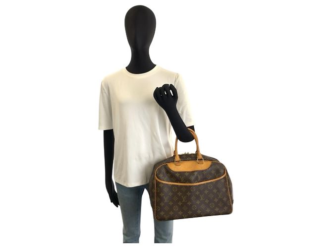 Sac Boston Mini Deauville Monogram Louis Vuitton - vue 7