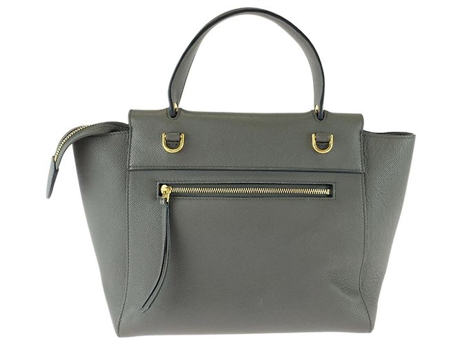 Belt Bag Céline Sac ceinture Celine en cuir gris - vue 2