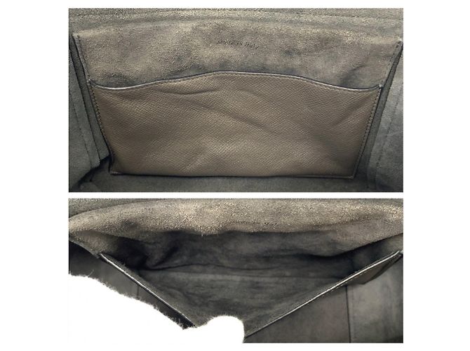 Belt Bag Céline Sac ceinture Celine en cuir gris - vue 9