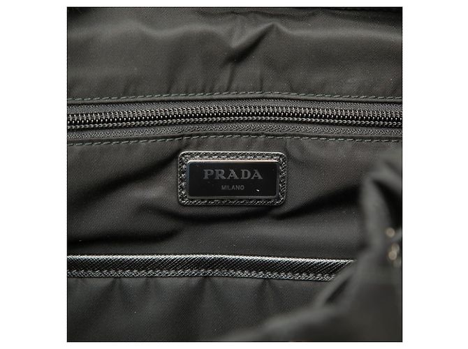 Prada Rucksack mit Triangle-Logo-Plakette - Ansicht 5