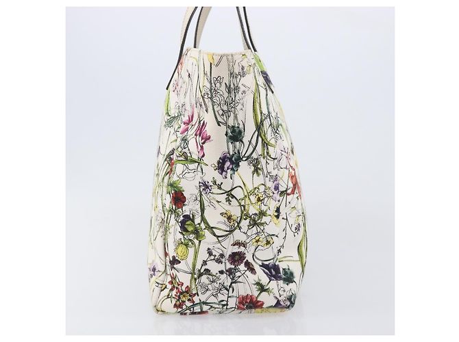 Gucci Open Flora Canvas Medium - vista 4