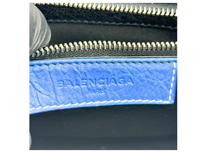 Balenciaga Bazar Borsa in Pelle Striata XS - vista 6