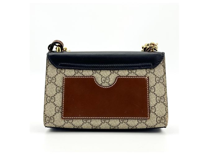 Gucci Padlock Top Handle GG Coated Canvas and Leather Small - vista 2