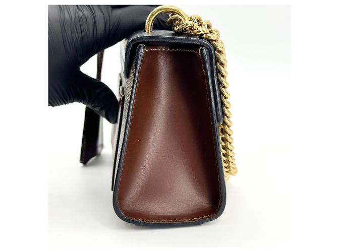 Gucci Padlock Top Handle GG Coated Canvas and Leather Small - vista 4
