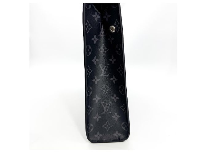 Louis Vuitton Sac Plat Zipper Monogram Eclipse Canvas Horizontal - vista 3
