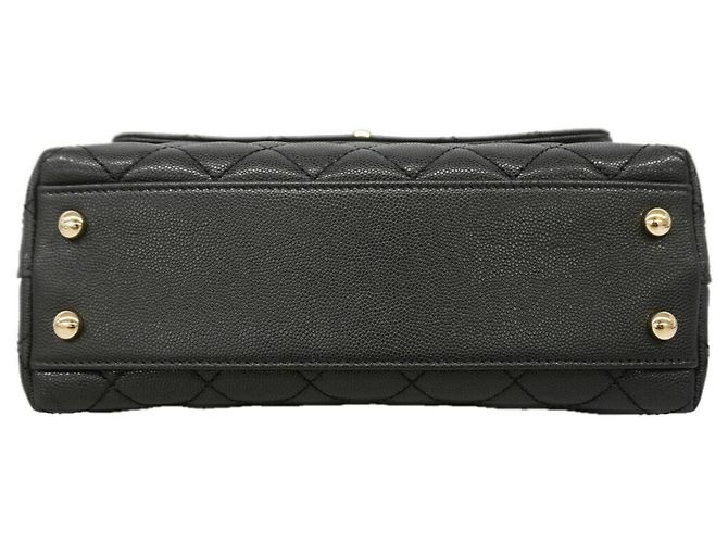 Coco Handle Bolsa de Ombro com Corrente Chanel Matelassé - vista 3