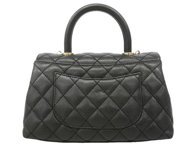 Coco Handle Bolsa de Ombro com Corrente Chanel Matelassé - vista 9