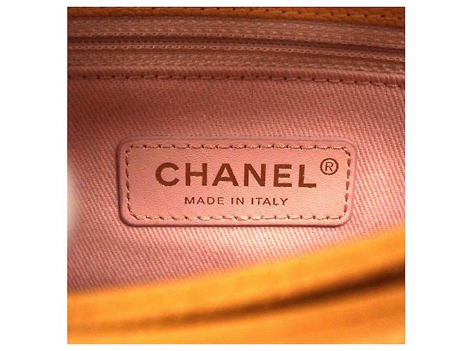 Bolsa de ombro Chanel amarela - vista 5