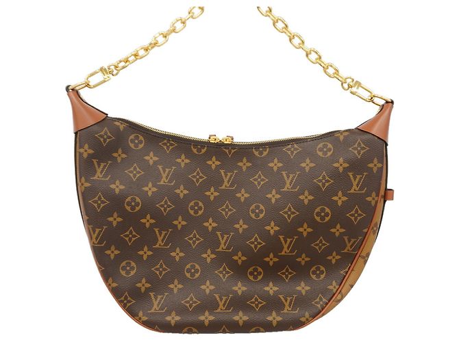 Louis Vuitton Monogram Reverse Loop Hobo Handbag - view 10