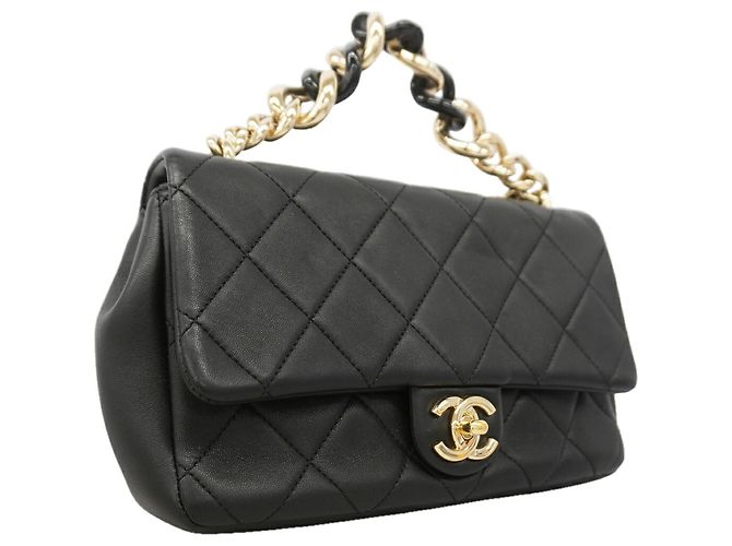 Timeless Chanel Matelassé Schultertasche mit Kette - Ansicht 2