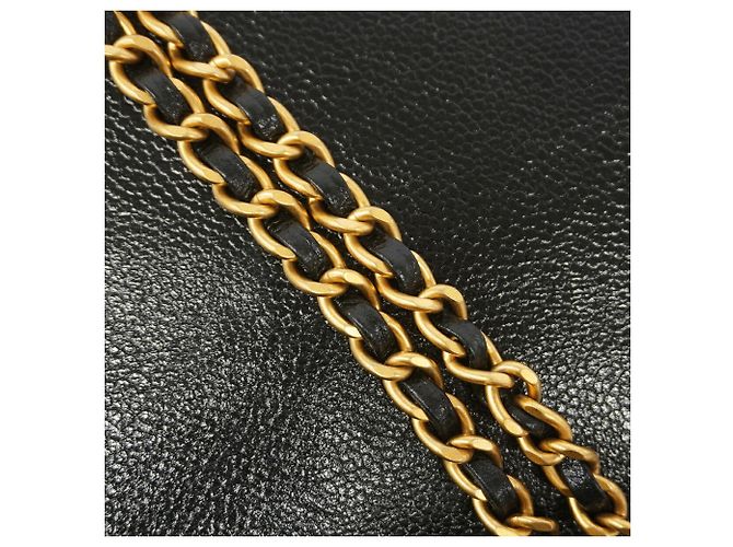 Bolsa de ombro Chanel preta - vista 7